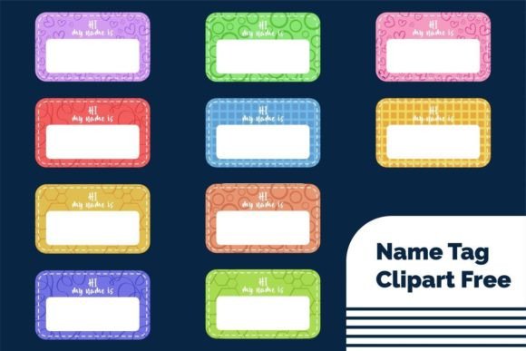 Download Name Tag Clipart Free - Art Collection